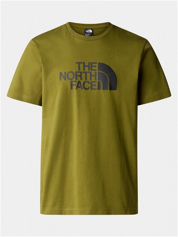 The North Face T-Shirt Easy NF0A87N5 Zelená Regular Fit