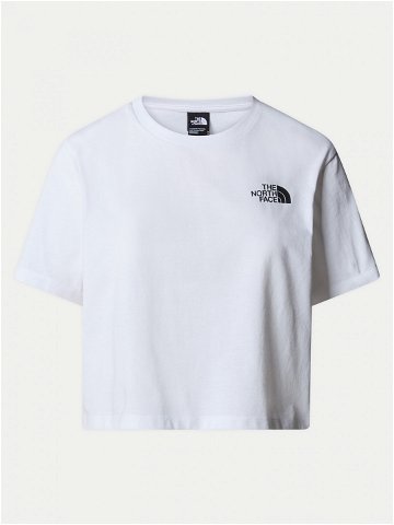 The North Face T-Shirt Simple Dome NF0A87U4 Bílá Relaxed Fit