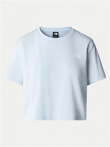 The North Face T-Shirt Simple Dome NF0A87U4 Modrá Relaxed Fit
