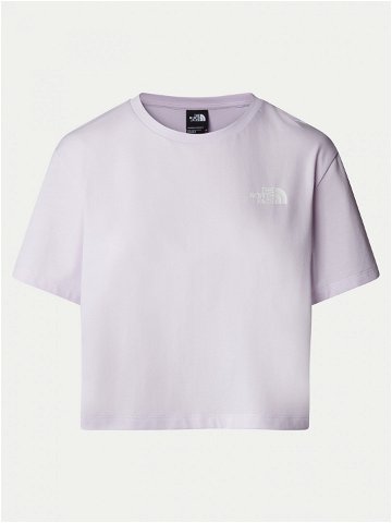 The North Face T-Shirt Simple Dome NF0A87U4 Fialová Relaxed Fit