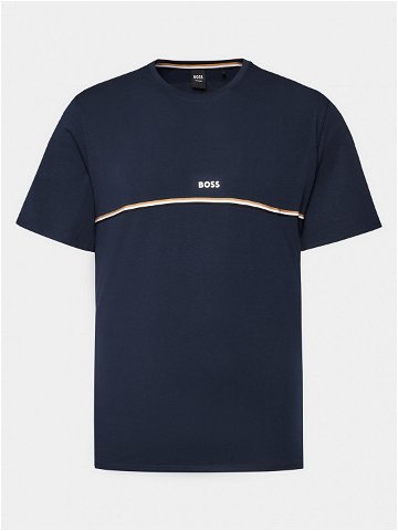 Boss T-Shirt Unique 50515395 Tmavomodrá Regular Fit