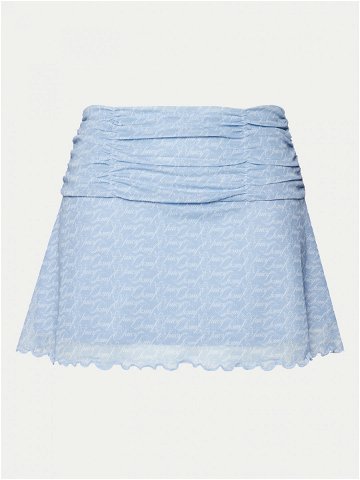 Juicy Couture Mini sukně JCWGS23327 Modrá Slim Fit