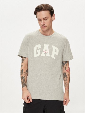 Gap T-Shirt 471777-06 Šedá Regular Fit