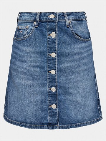 Tommy Jeans Džínová sukně Aline DW0DW17982 Modrá Regular Fit