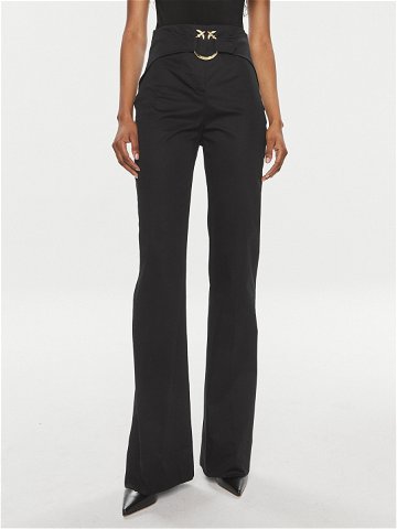 Pinko Kalhoty z materiálu Phanton 102263 A1L2 Černá Regular Fit