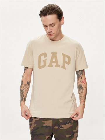 Gap T-Shirt 856659-08 Béžová Regular Fit