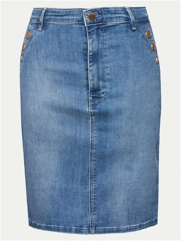 Guess Džínová sukně Iolonda W4GD39 D5B42 Modrá Slim Fit