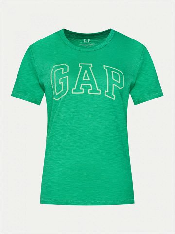 Gap T-Shirt 871344-04 Zelená Regular Fit
