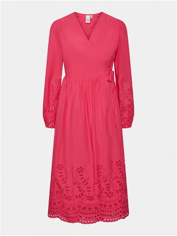 YAS Každodenní šaty Luma 26032685 Růžová Regular Fit