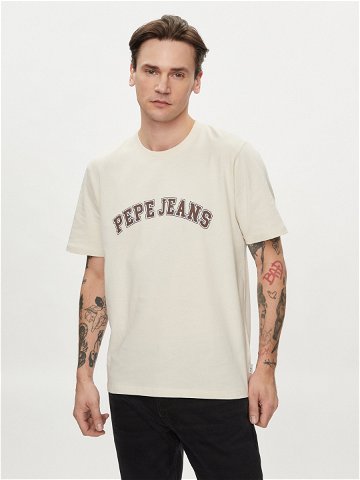 Pepe Jeans T-Shirt Clement PM509220 Béžová Regular Fit