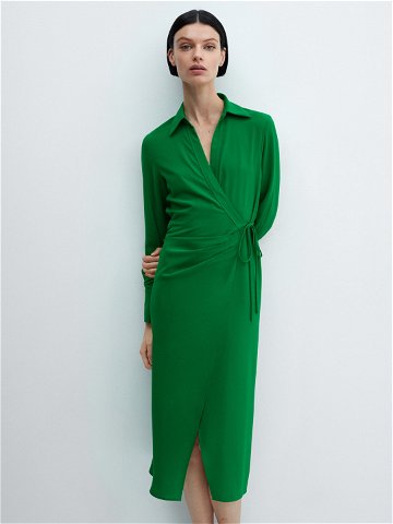 Mango Každodenní šaty Bilma6 67074061 Zelená Regular Fit