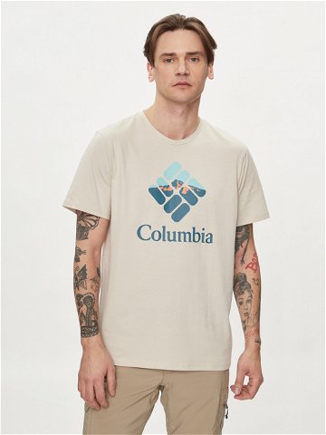 Columbia T-Shirt Rapid Ridge Graphic 1888813 Hnědá Regular Fit