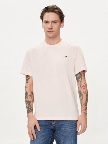 Lacoste T-Shirt TH2038 Růžová Regular Fit