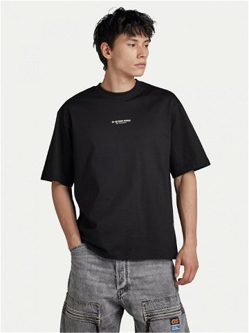 G-Star Raw T-Shirt Center D24780-C336 Černá Boxy Fit
