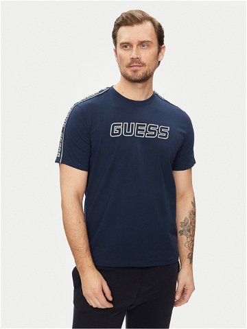 Guess T-Shirt Arlo Z4GI18 J1314 Modrá Regular Fit