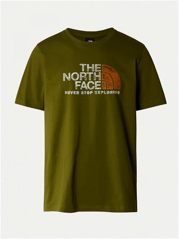 The North Face T-Shirt Rust 2 NF0A87NW Zelená Regular Fit