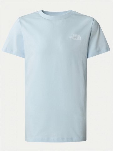 The North Face T-Shirt Redbox NF0A87NM Světle modrá Regular Fit