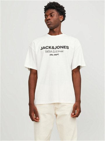 Jack & Jones T-Shirt Gale 12247782 Bílá Relaxed Fit
