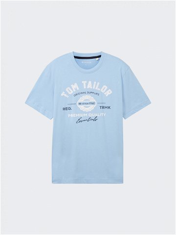 Tom Tailor T-Shirt 1037735 Světle modrá Regular Fit