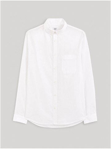 Bílá pánská košile Celio Gaopur