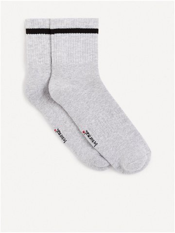 Světle šedé pánské ponožky Celio Gihalf