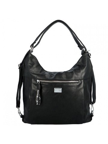 Dámský kabelko batoh černý – Romina & Co Bags Kiraya