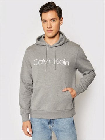 Calvin Klein Mikina Logo K10K104060 Šedá Regular Fit