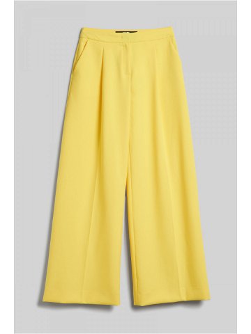 Kalhoty karl lagerfeld tailored pants žlutá 42