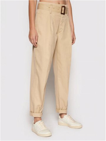 Polo Ralph Lauren Kalhoty z materiálu 211752936006 Béžová Regular Fit
