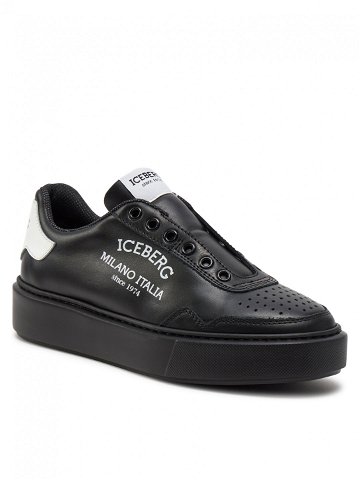 Iceberg Sneakersy ID2133 Černá