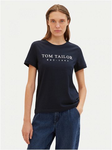 Tom Tailor T-Shirt 1041288 Tmavomodrá Regular Fit