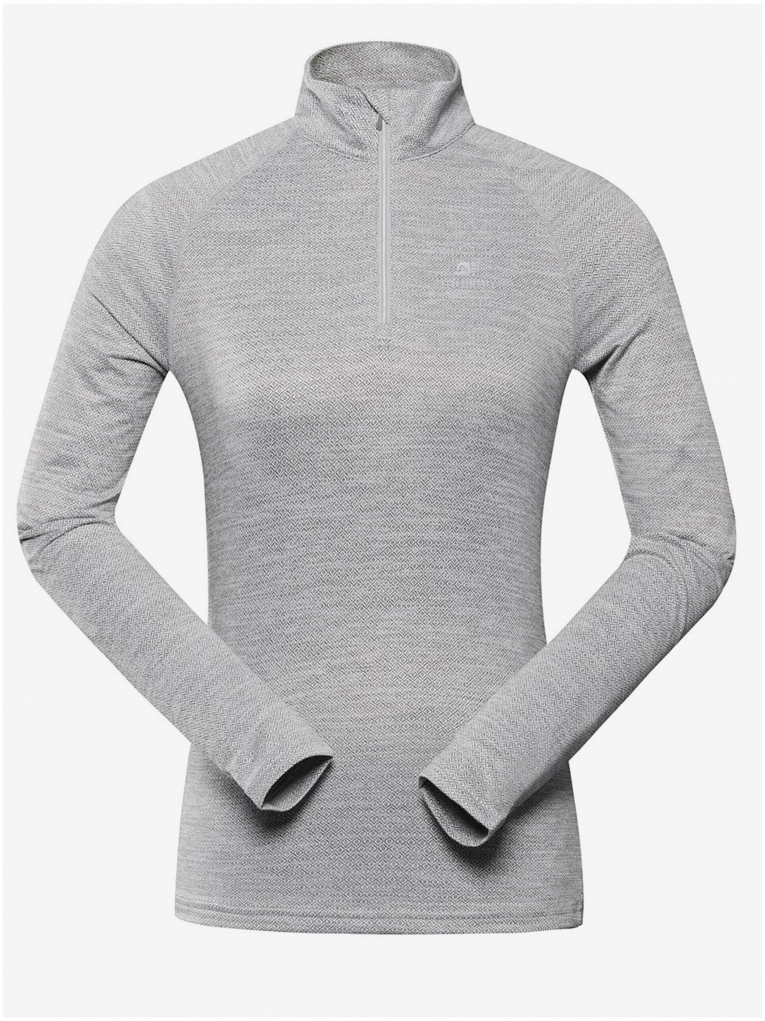 Světle šedé dámské sportovní tričko ALPINE PRO Wenpa