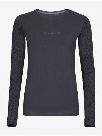 Tmavě šedé dámské tričko ALPINE PRO Opesa
