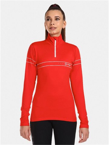 Červené dámské sportovní tričko s rolákem KILPI LEEMA