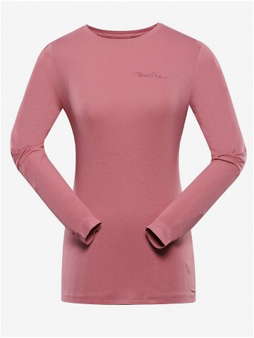 Růžové dámské tričko ALPINE PRO Evica