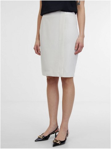 Bílá dámská pouzdrová sukně ORSAY