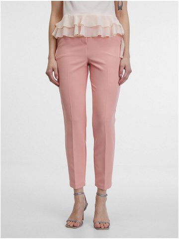 Růžové dámské kalhoty ORSAY