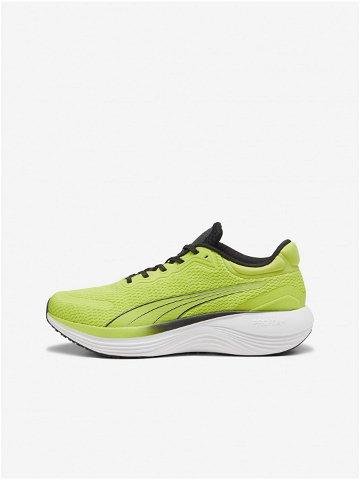 Světle zelené běžecké tenisky Puma Scend Pro