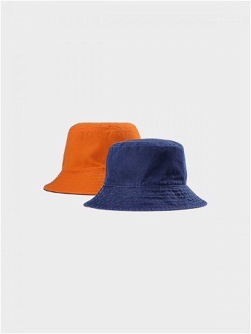 Pánský oboustranný bucket hat – béžový modrý
