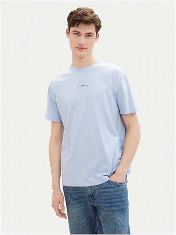 Tom Tailor Denim T-Shirt 1040880 Světle modrá Relaxed Fit