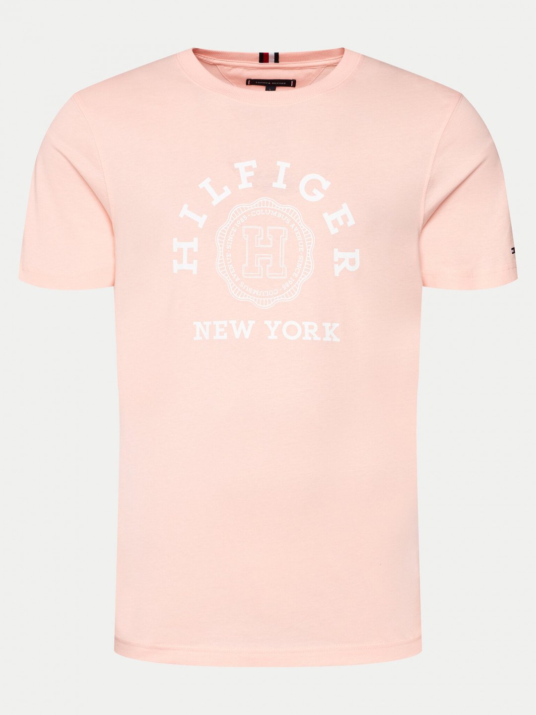 Tommy Hilfiger T-Shirt Coin MW0MW34437 Růžová Regular Fit