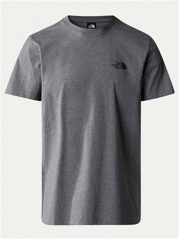 The North Face T-Shirt Simple Dome NF0A87NG Šedá Regular Fit