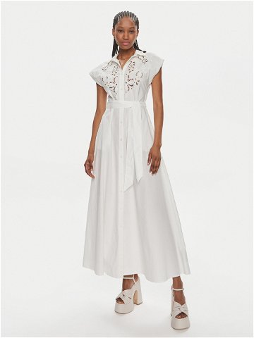 Gaudi Košilové šaty 411FD15029 Bílá Regular Fit