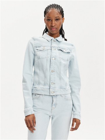 Tommy Jeans Jeansová bunda Vivianne DW0DW17659 Světle modrá Slim Fit