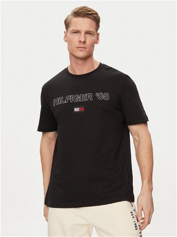 Tommy Hilfiger T-Shirt 85 MW0MW34427 Černá Regular Fit