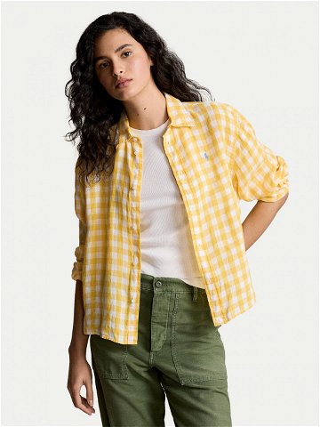 Polo Ralph Lauren Košile 211935130004 Žlutá Relaxed Fit