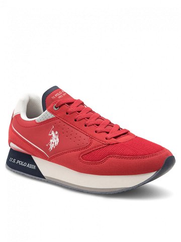 U S Polo Assn Sneakersy NOBIL003G Červená