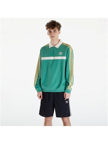 Adidas Collared Sweatshirt Preloved Green