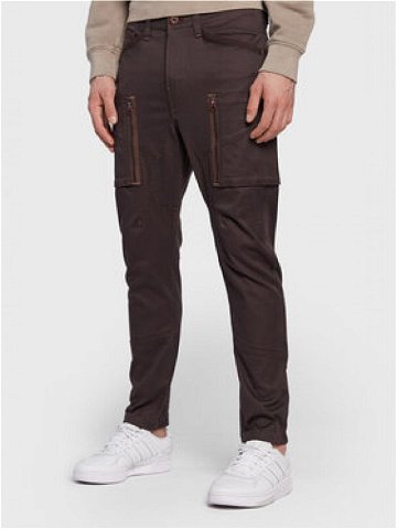 G-Star Raw Kalhoty z materiálu Zip Pocket 3D D21975-C105-0028 Hnědá Skinny Fit