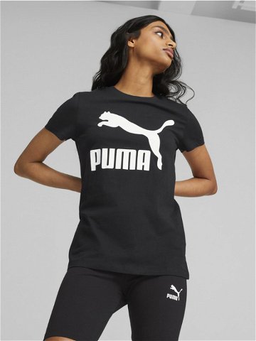 Puma Classics Logo Triko Černá